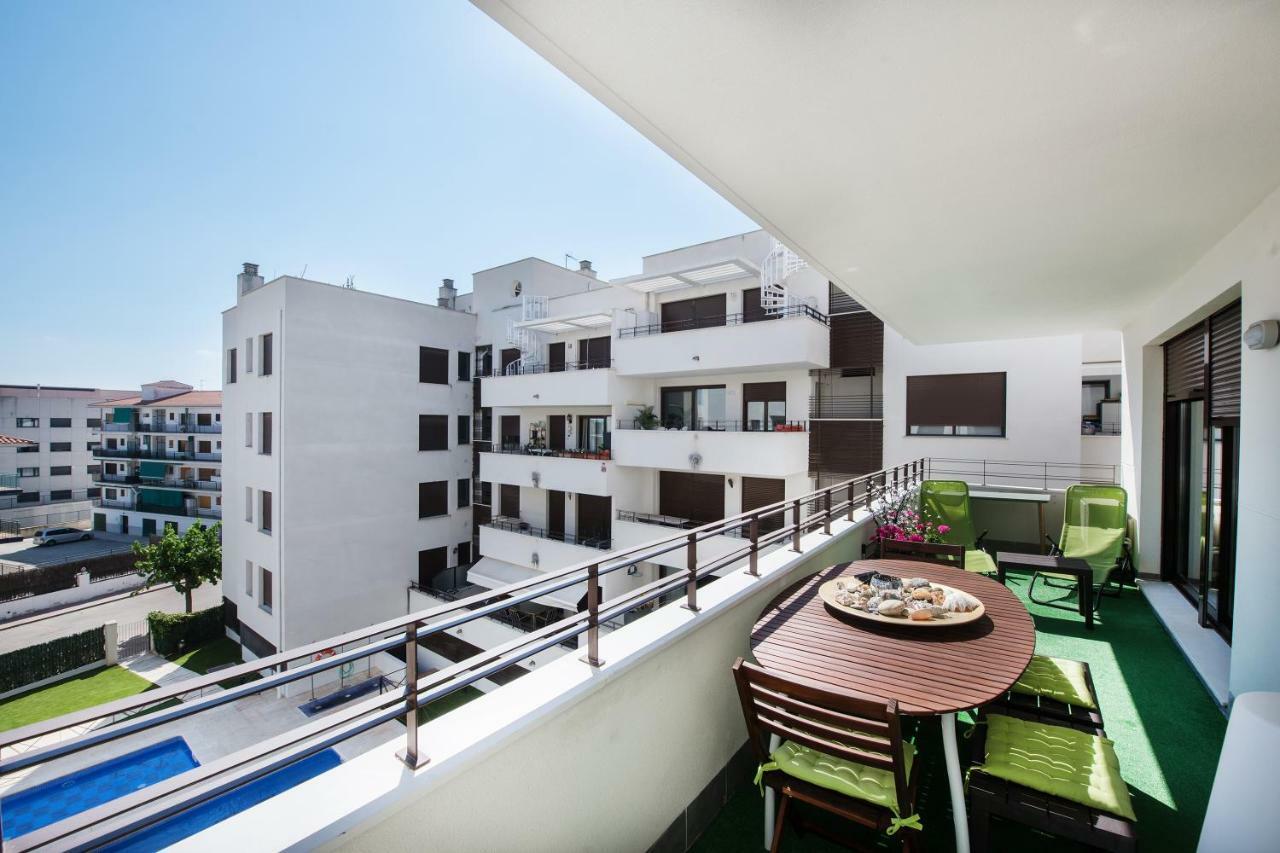 New Apartment With Big Terrace 10 Min Walk To Beach Supermarkets Calafell Eksteriør bilde